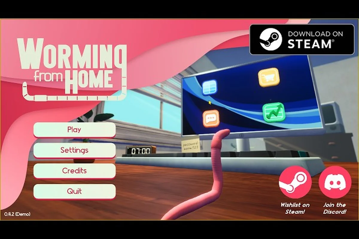Worming from Home Tipp-Minigame: Head-Bash-Tastatur-Tipps